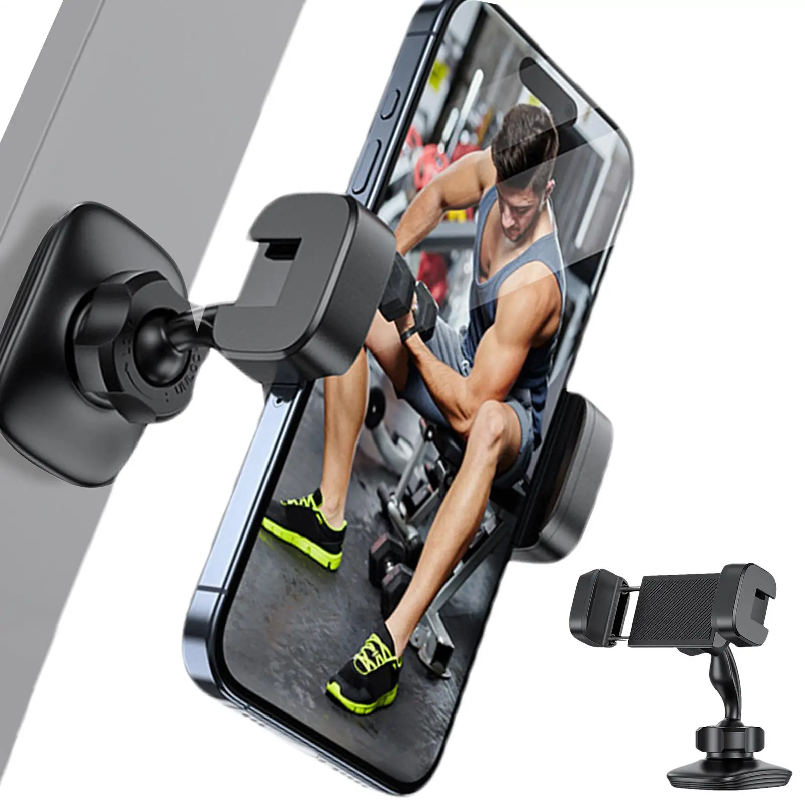 Workout Magnetische Telefon Ständer Gym Telefon Halterung Fitness Handy Halter Handy Klemme Telefon Halter Telefon Halterung Telefon Accesso