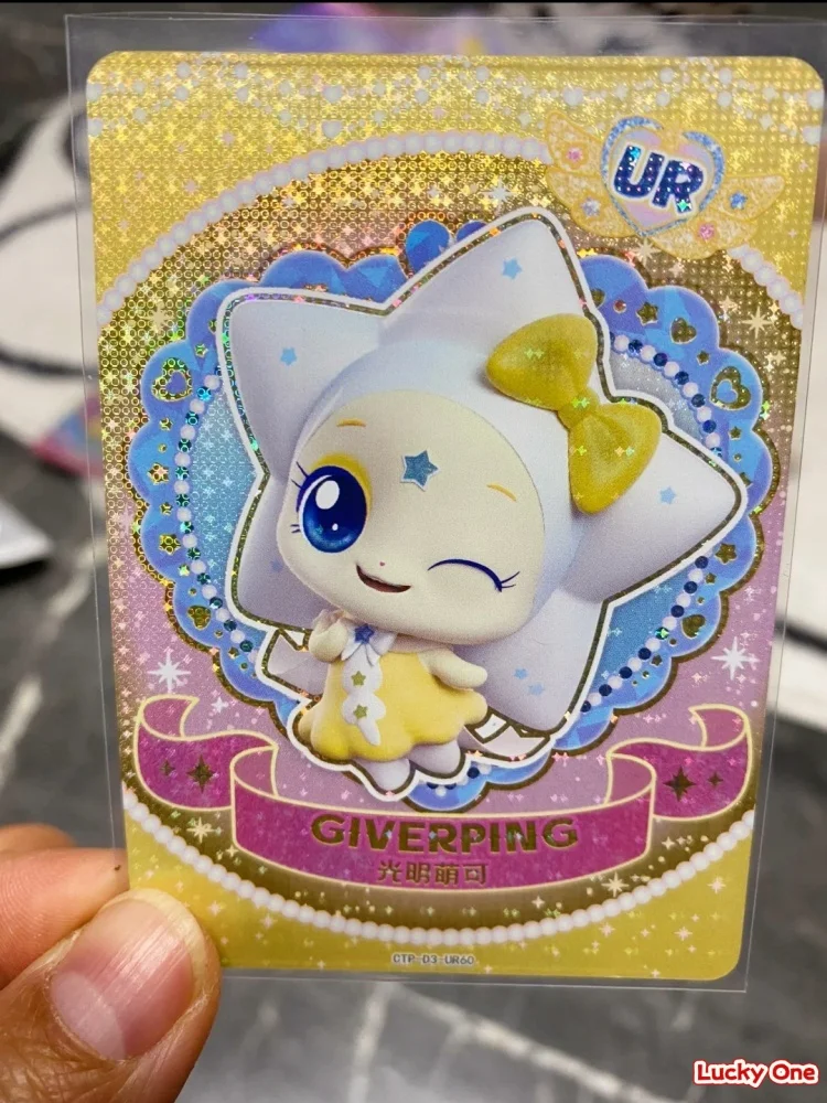 จับได้ไหม! การ์ดเกม Teenieping ซีซั่น 6 รุ่น Love Cute Card Shining Meteor UR Linkage ของสะสมและของขวัญ