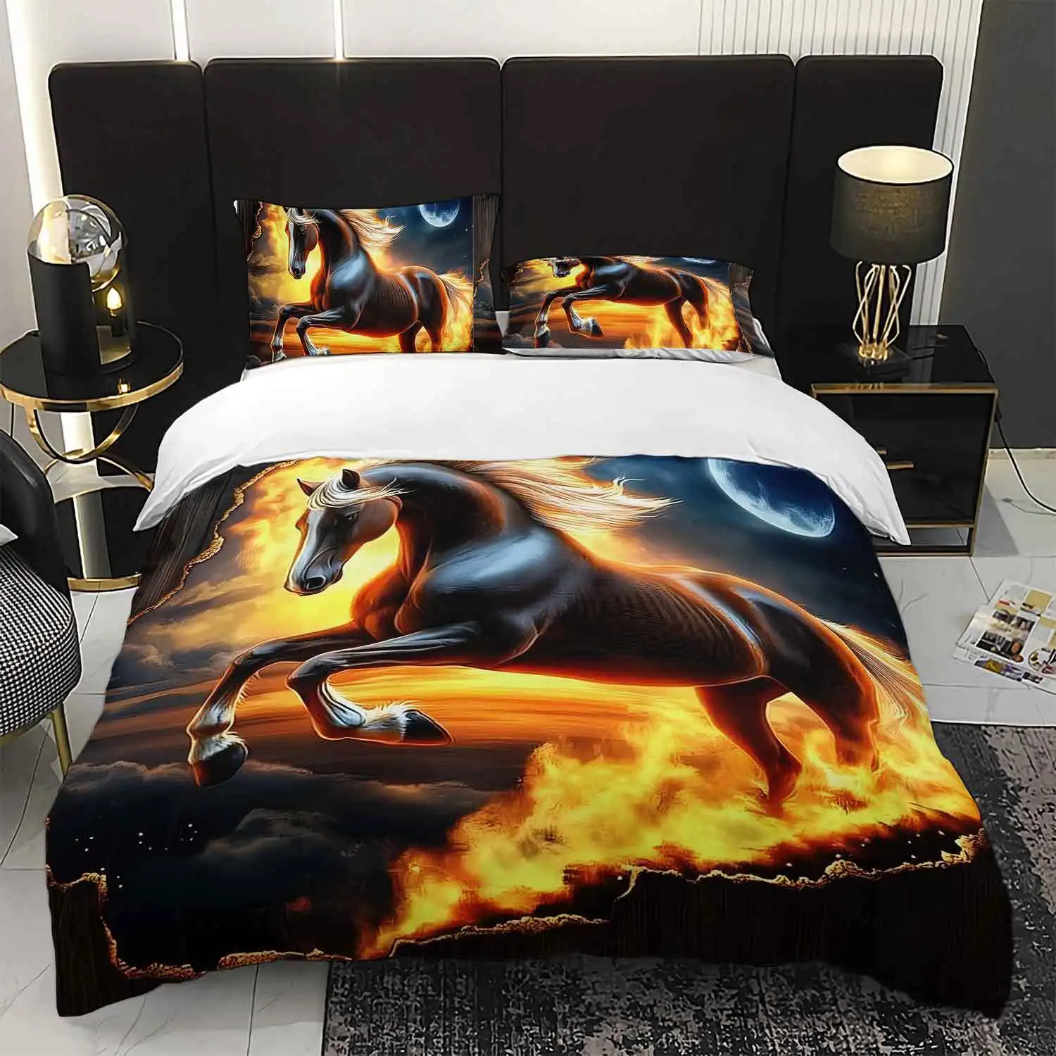 3-pieces-fiery-horse-literie-housse-de-couette-ensemble-cheval-literie-couette-ensemble-luxe-cheval-theme-lit-couette-ensemble-flamboyant-cheval-chambre-decor