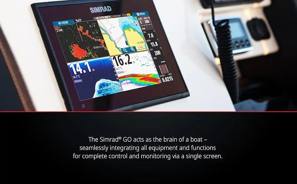 Simrad GO acts as the brain of the boat