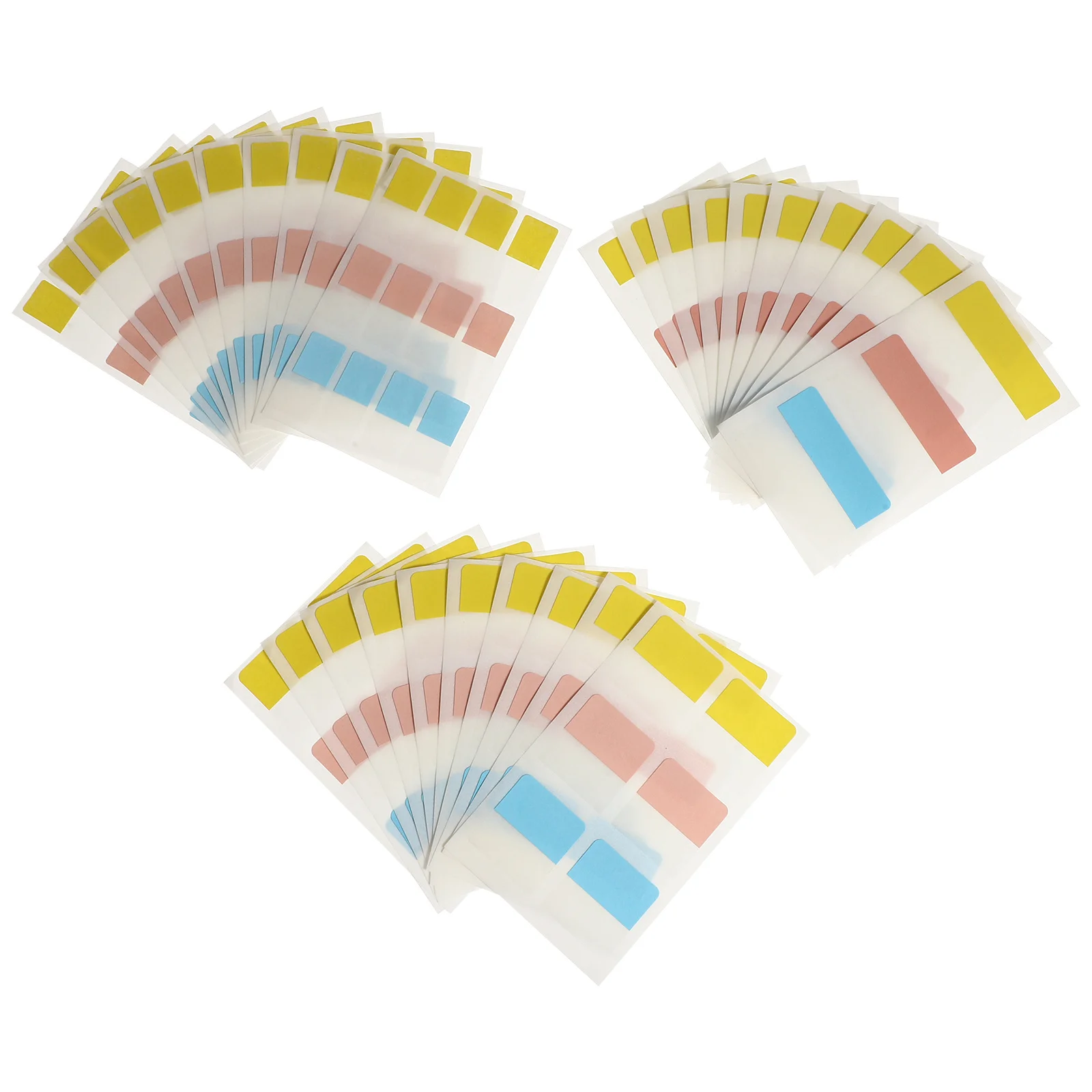240Pcs Multipurpose Memo Stickers Double-Sided Strong Adhesive Classification Labels for Office School Memo Stickers