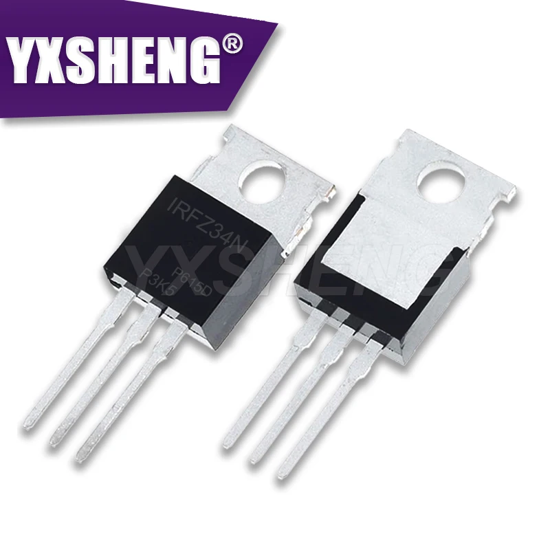Transistor à effet de champ à trou traversant IRFZ44N TO-220, 10 pièces, IRFZ34 IRFZ34N IRFZ40N IRFZ24N IRFZ46N IRFZ48N IRLZ24N IRLZ34N IRLZ44N
