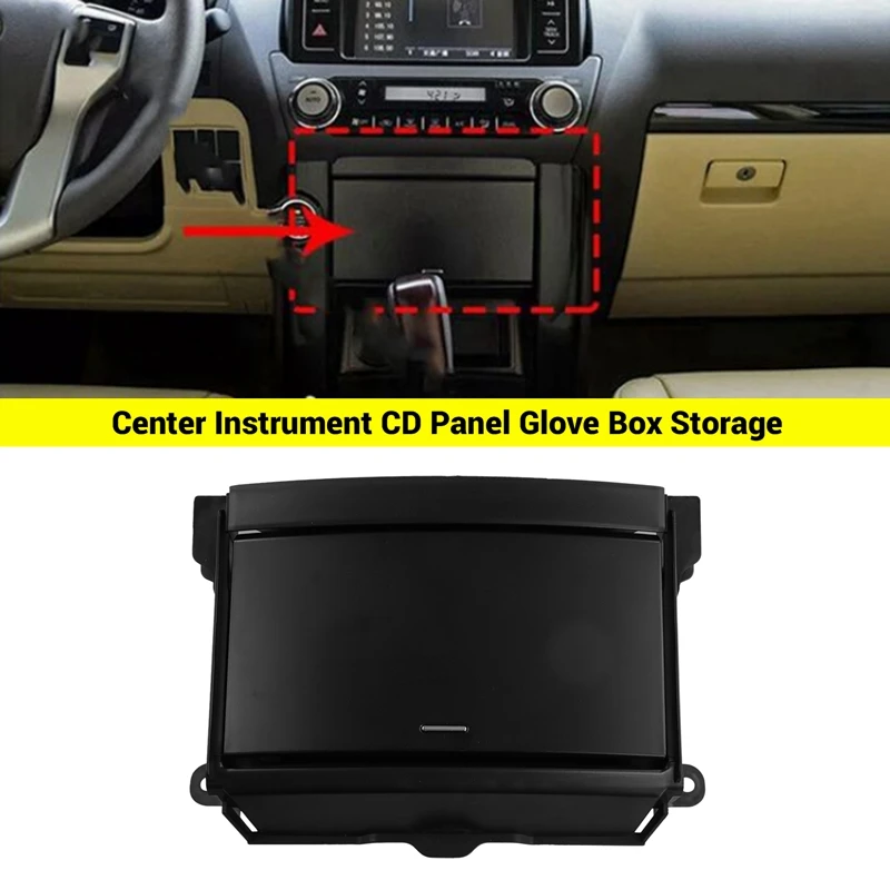 Car Dashboard Storage Box Toolbox Center Console Glove Box 55406-60360 For Toyota Land Cruiser Prado 2010-2017