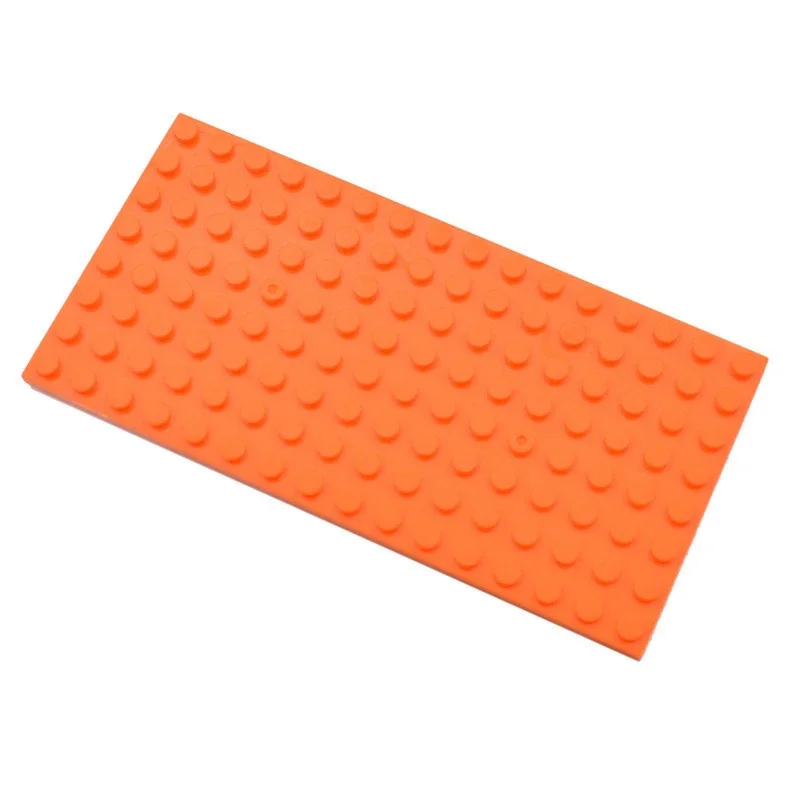 20 stücke Dünne 8x16 DIY Bausteine Zahlen Ziegel Punkte 12 Farbe Pädagogisches Kreative Kompatibel Mit 92438 Spielzeug für Kinder