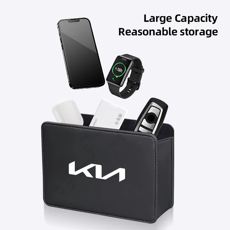 كيا صندوق تخزين السيارة السيارات الباب المقعد الخلفي حقيبة التخزين اكسسوارات لكيا EV6 ستينغر ريو سورينتو بيكانتو Ceed Borrego Syros K4 K5