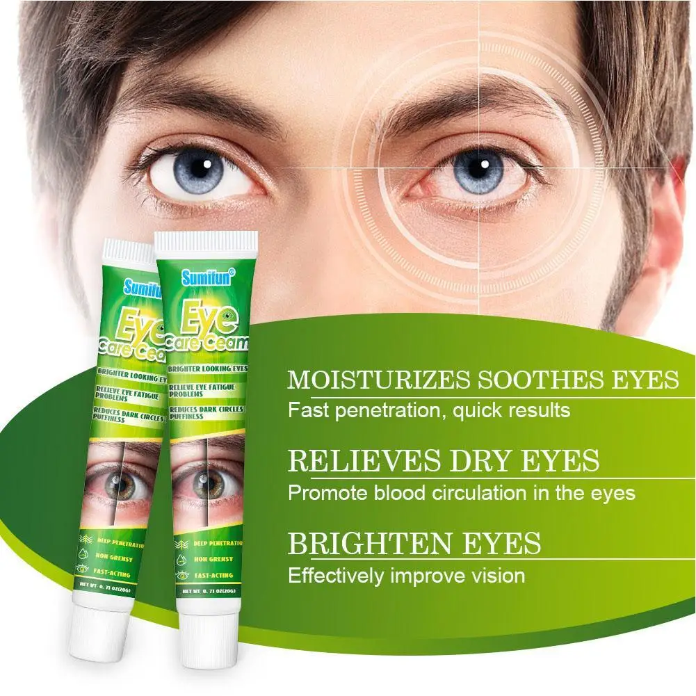 20g Chinese Herbal Medicine Eye Care Cream Brighter Looking Eyes Relieve Eye Fatigue Problems Eyes Red Blood Clear