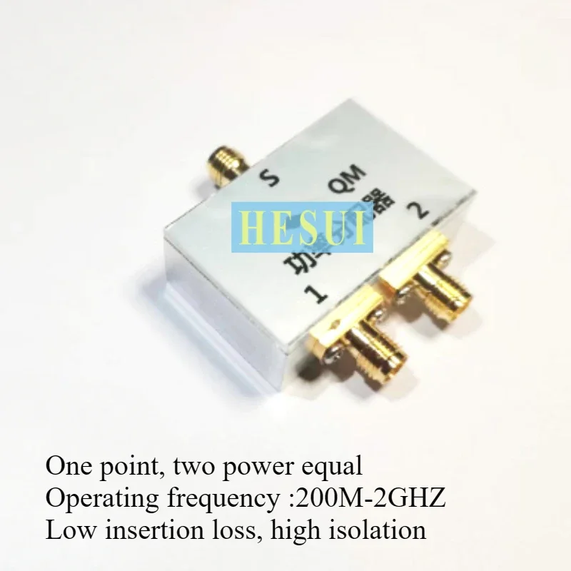 

Широкополосный делитель мощности 200–2 ГГц, одна минута, два, низкочастотный радиочастотный объединитель