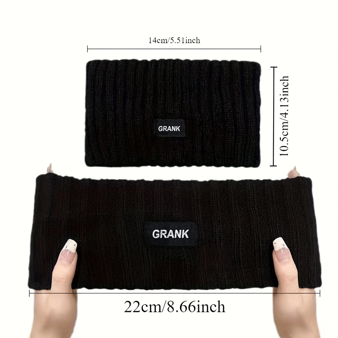 1PC Headband Knitted Women\'s New Forehead Protection Windproof Plush Wide Edge Headscarf Sports Fashion Headwear SmearHair Hoop
