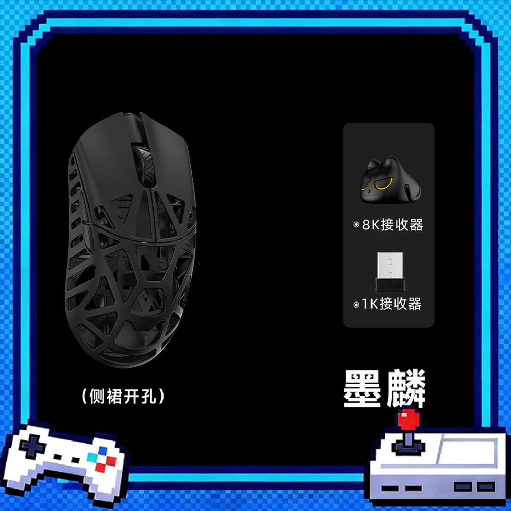 WLMOUSE Beast X Pro 39g Magnesium Wireless Gaming Mouse – Ultra-Light, PAW3950HS, 8K Receiver, Omron Optical Switches