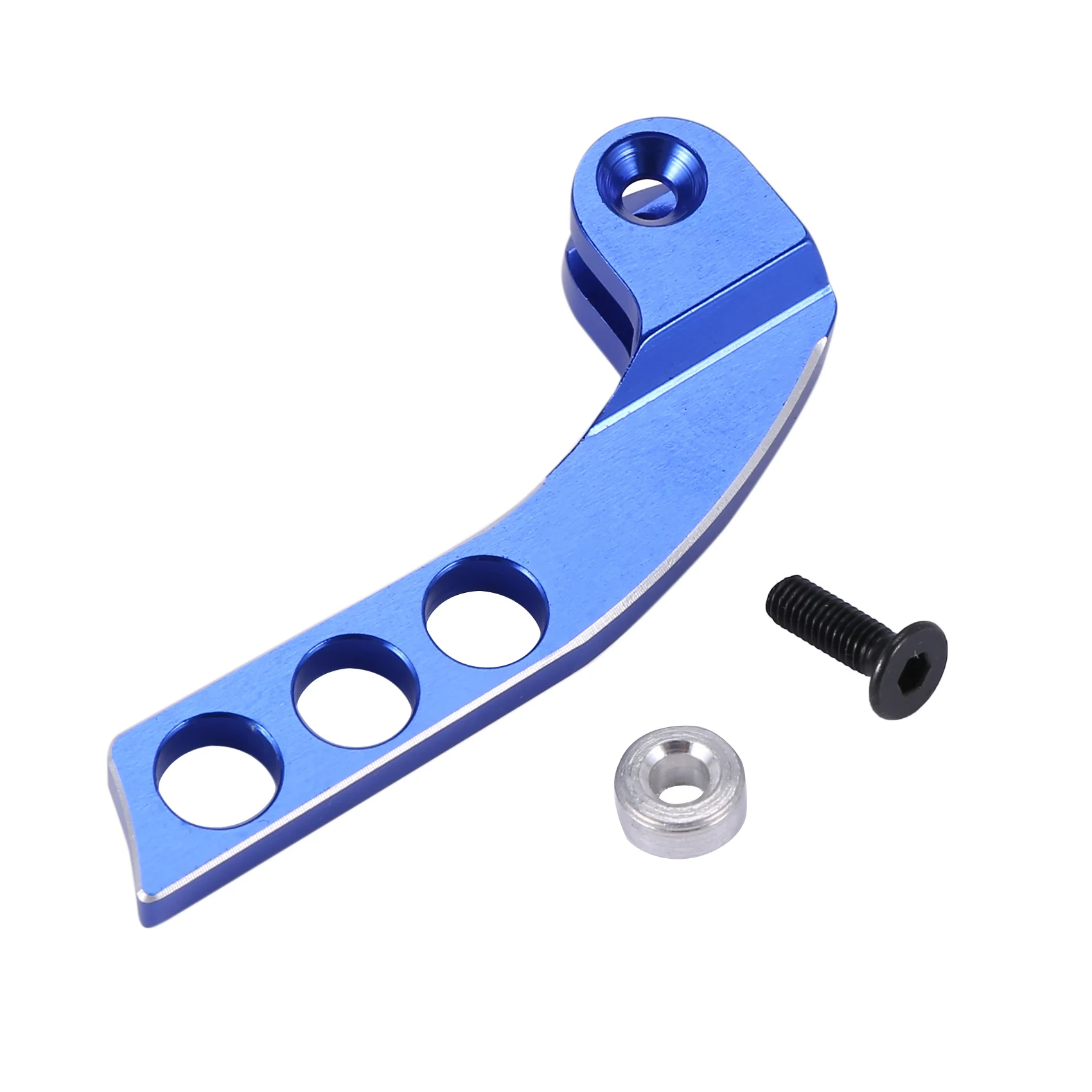 Metalen 4-gaats zender nekband balancer-regelaar voor Futaba Radiolink Frsky X9D RC afstandsbediening, blauw verticaal