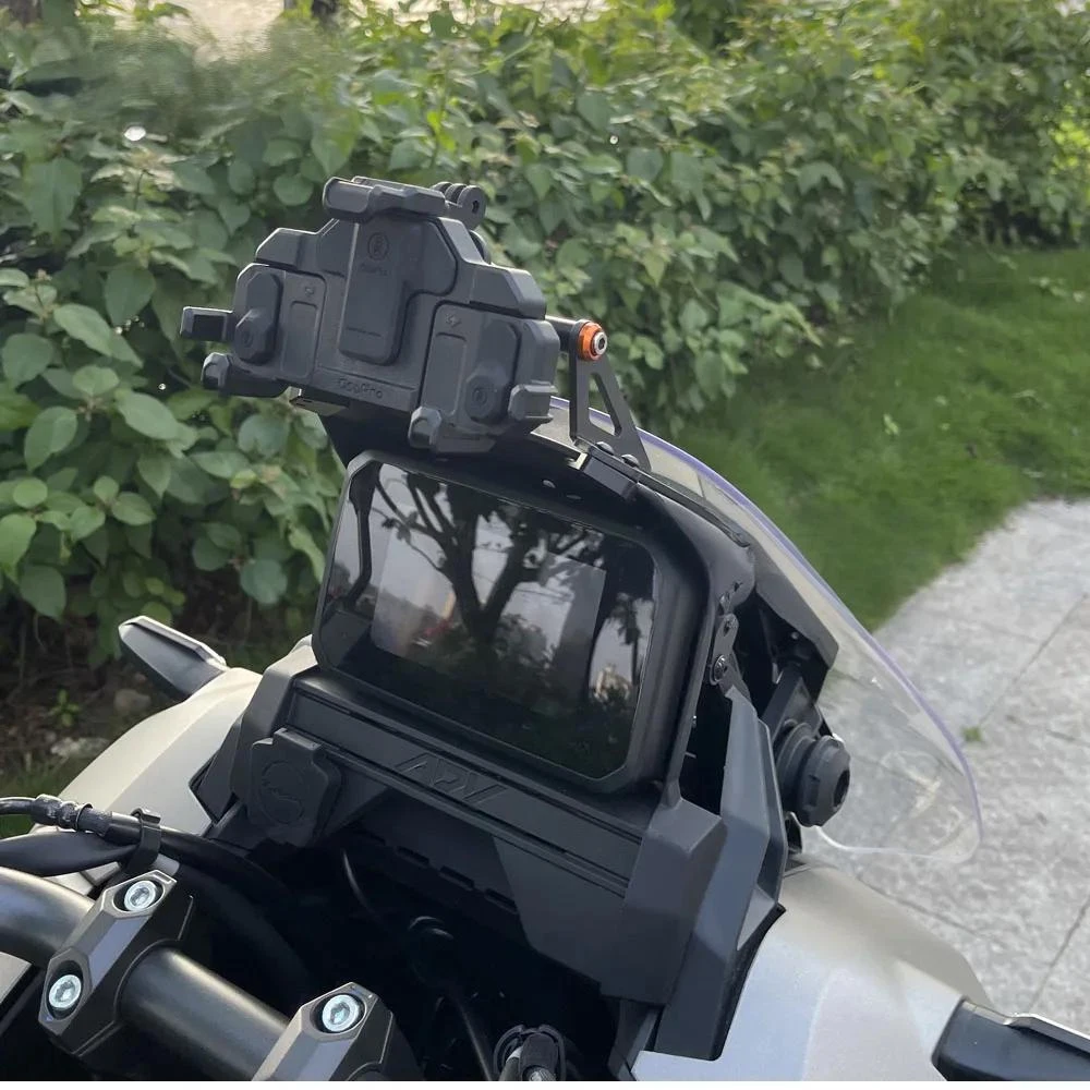 لهوندا ADV350 ADV 350 2025- ADV350 2025 الملاحة قوس جديد دراجة نارية الملاح حامل هاتف لتحديد المواقع والملاحة حامل