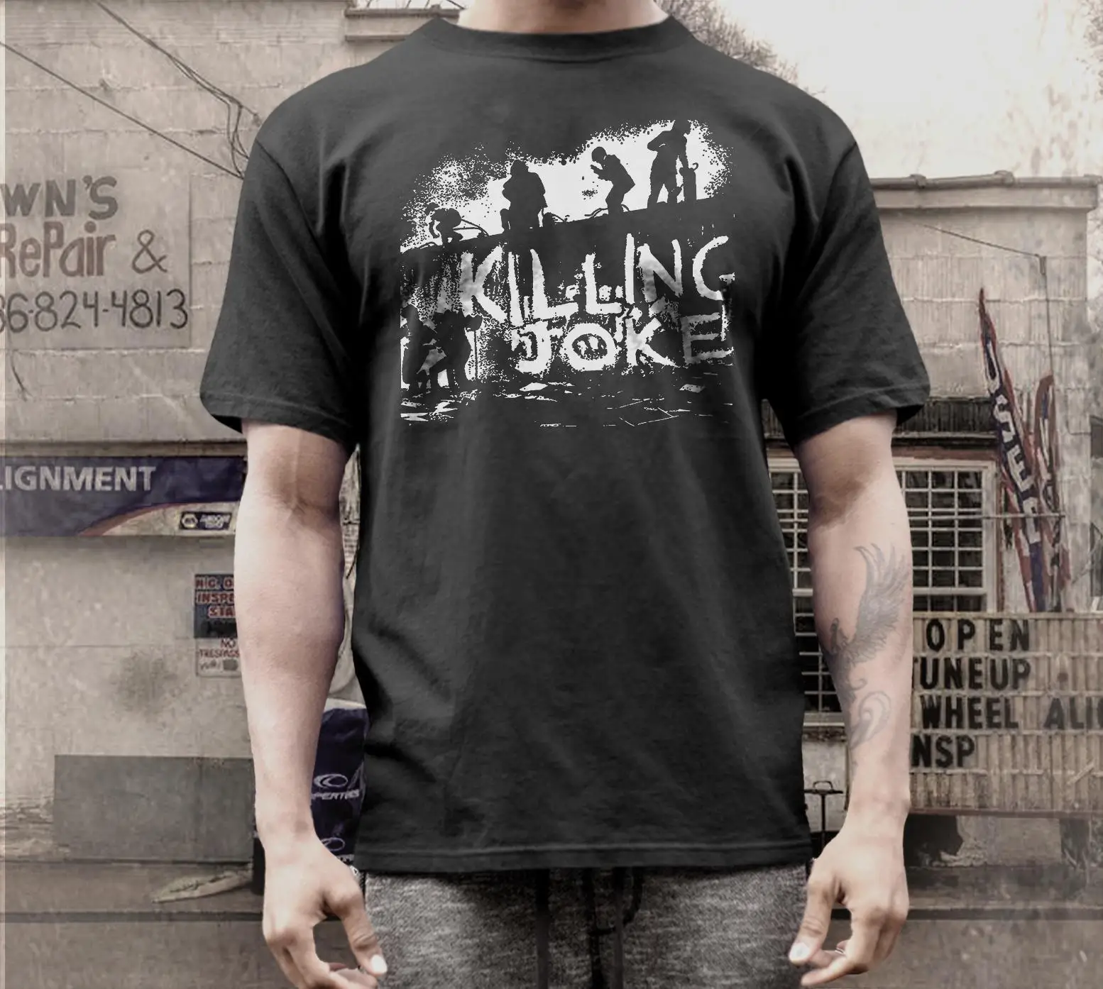 Забавная футболка в стиле панк