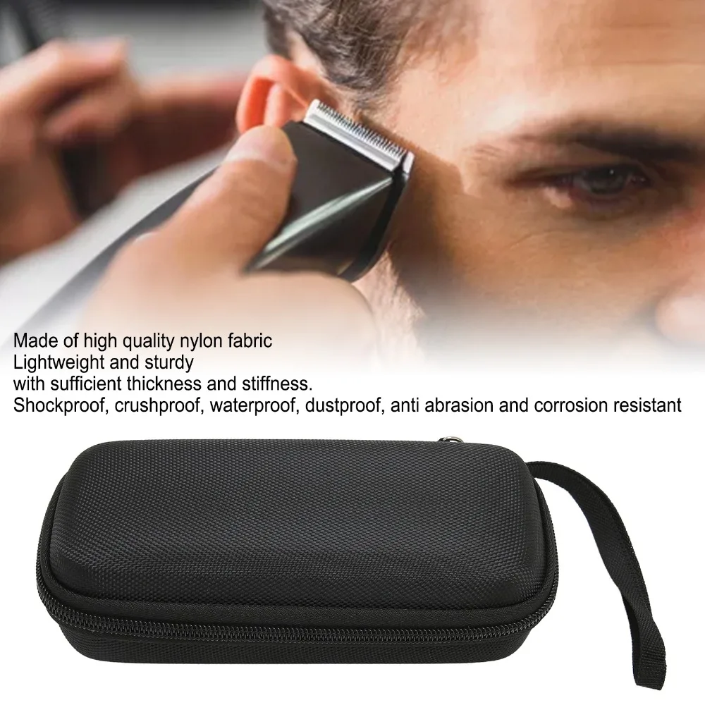 Shockproof, Waterproof & Dustproof Hard Travel Storage Case with Mesh Pocket Electric Trimmer Case for Oneblade Pro QP2520/90/70