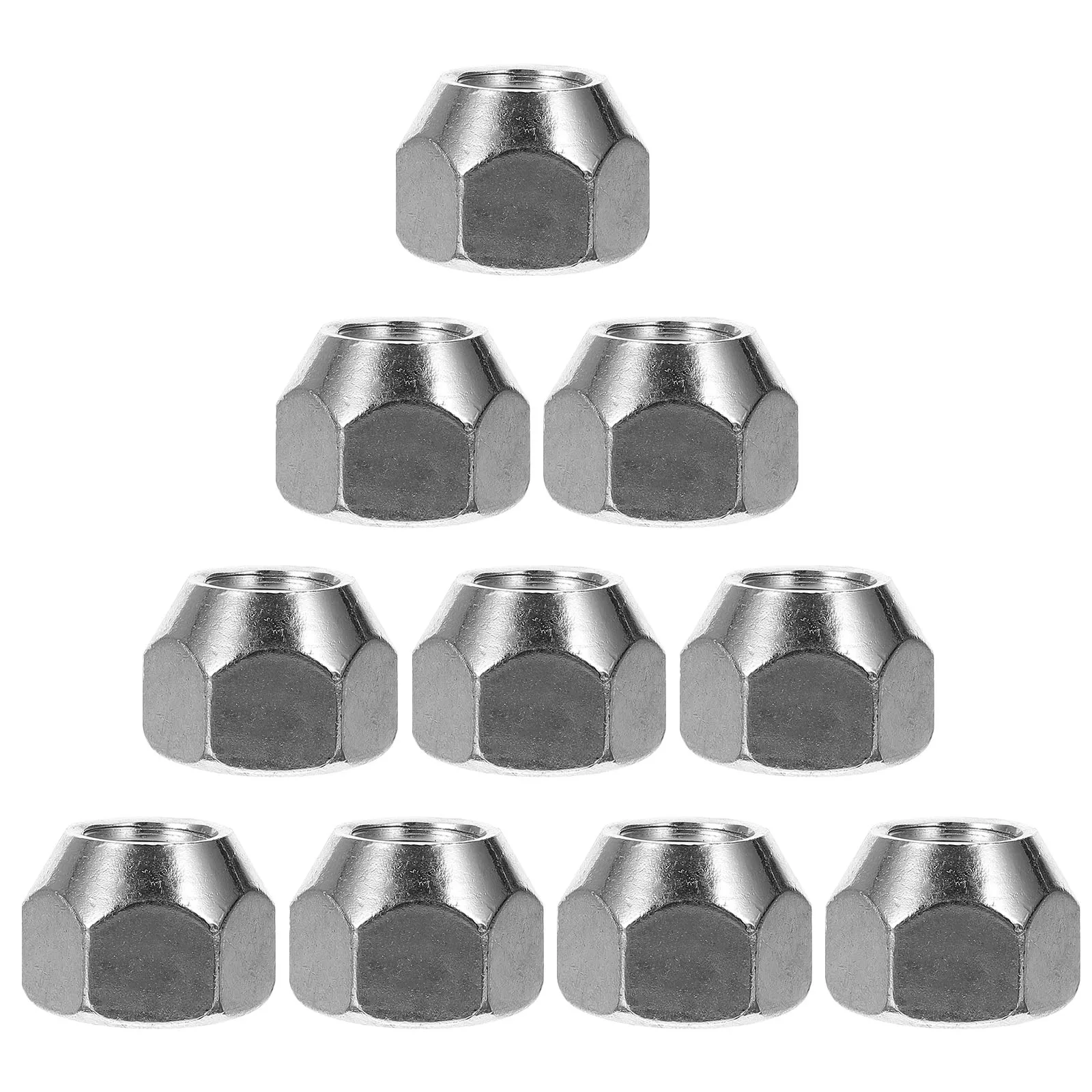 

10 Pcs Car Flange Tire Hub Caps Lug Covers Wheel Bolt Hubcaps M12x1.5 Nuts Metal Caps Car Wheel Nut Covers Tire Lug Nut
