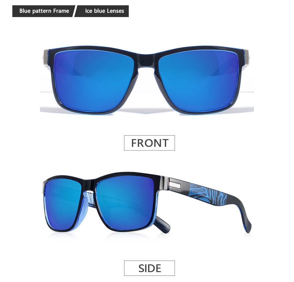CRIXALIS Mode Vintage Quadratische Sonnenbrille für Männer Frauen Fahren Luxus Marke Designer Sonnenbrille Anti-Glare Retro Shades UV400 – Detail 8