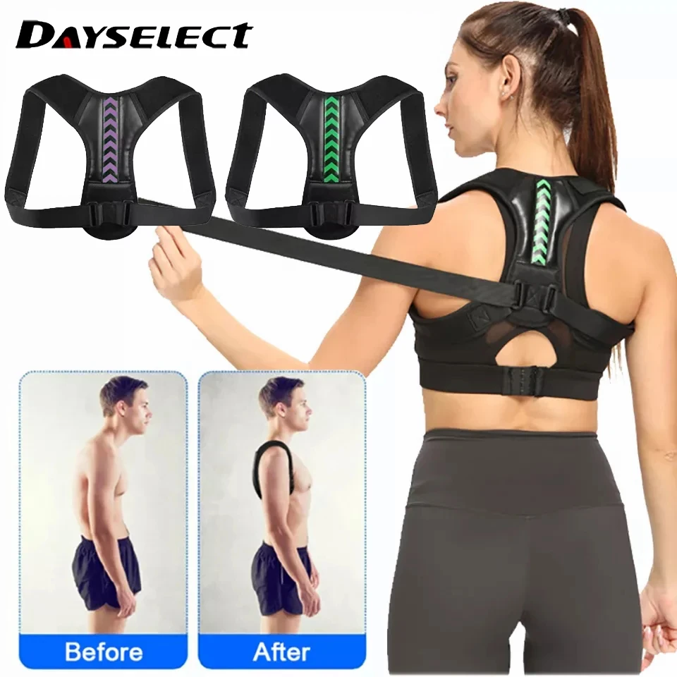 Adjustable Posture Corrector Back Brace Comfortable Posture Trainer For Spinal Alignment & Posture Support Humpback Straightener