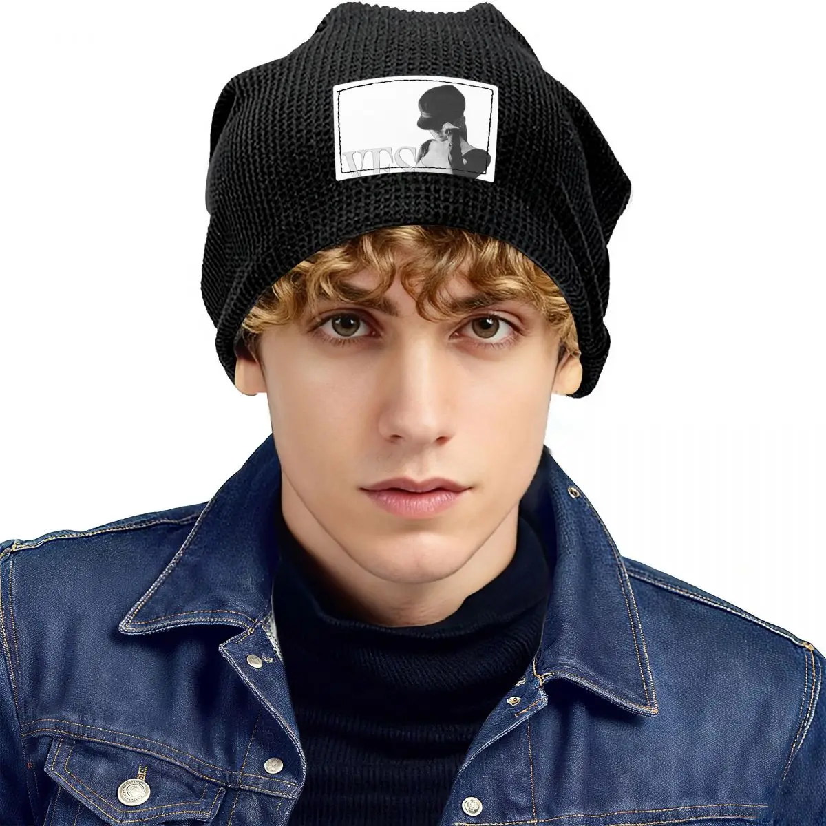 Ariana Grande Singer Yes And Merch Songs Warm Fleece-Lined Cap Bonnet Hat Autumn Winter Outdoor Beanies Hats for Men Women Adult