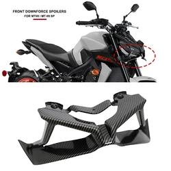 Carbon Downforce Naked Frontal Spoilers Winglet Aerodynamic Wing Front Spoiler Kit For Yamaha MT-09 MT09 SP 2017-2020 Motorcycle