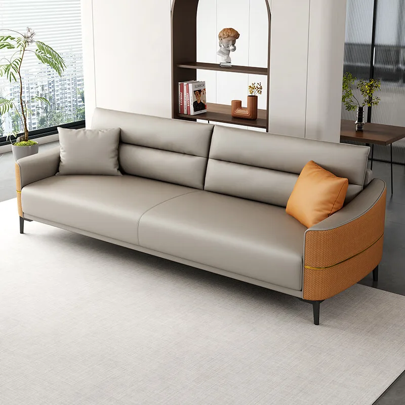 Office sofa coffee table combination business reception office sofa meeting guests negotiation sofa