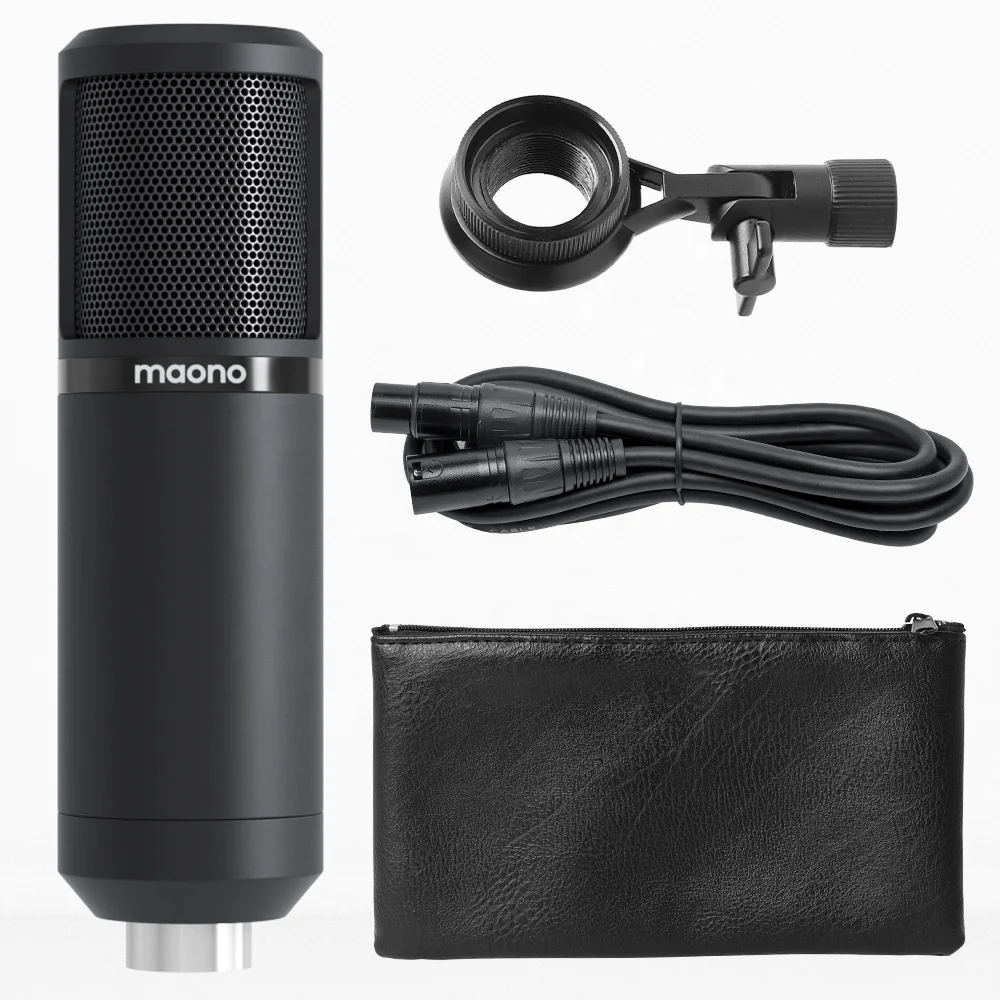 

MAONO Professional XLR to XLR Connector Condenser Microphone for Studio Recording Podcast Microphones