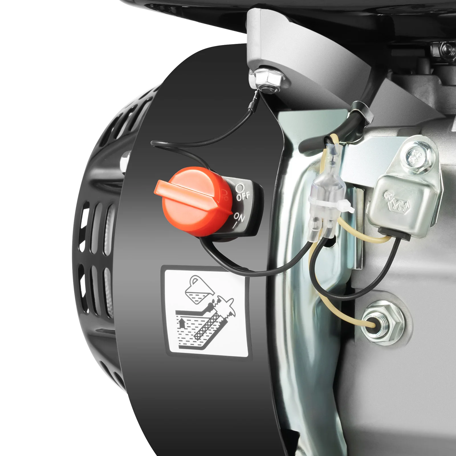 7.5HP 4 Strokes Gas Powered Portable Motor-5100W-Home Back Up Gas Engine Motor Gasoline Kart Engine Air Cooling