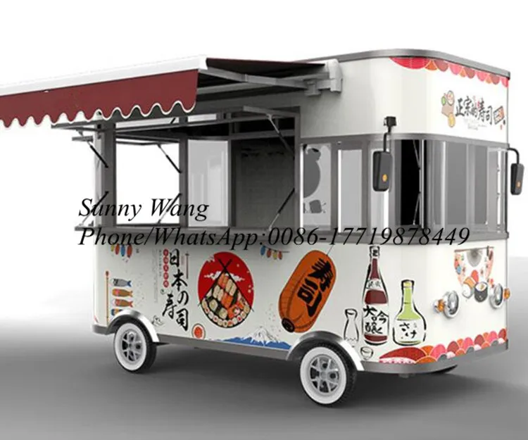 شاحنة طعام متنقلة بطول 3.2 متر، شاحنات طعام متنقلة، شاحنة طعام كهربائية