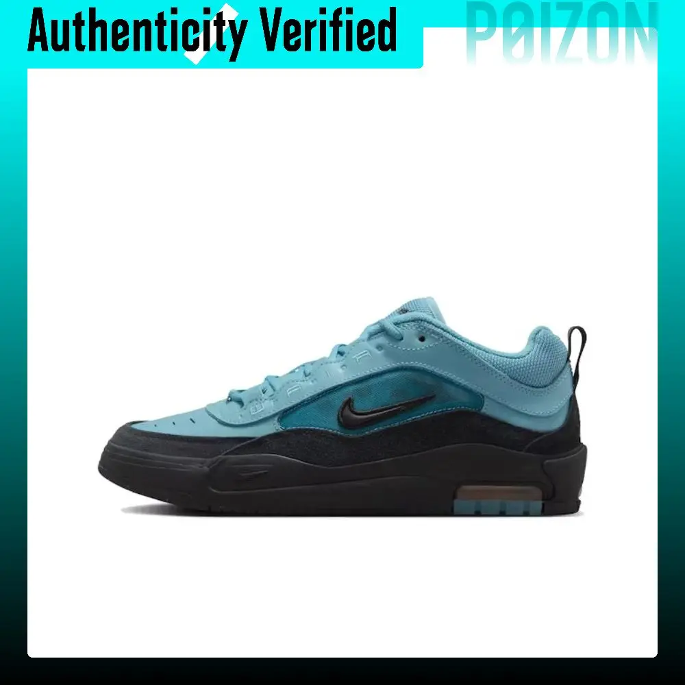 Nike Air Max Ishod Skateboard Shoes Unisex Low Top Blue Black HF7812-400