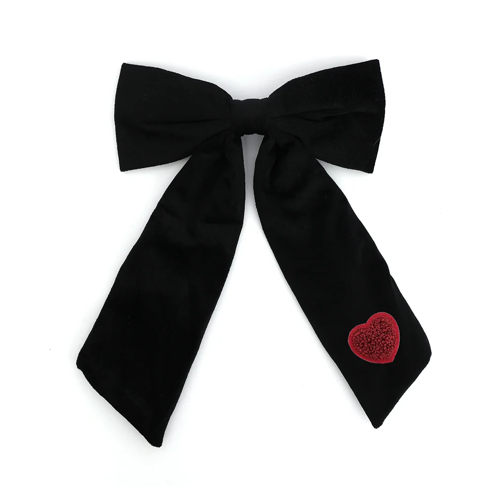 A29 New winter velvett bow elegant headband fashion children hairband hair accessories baby clip OEM