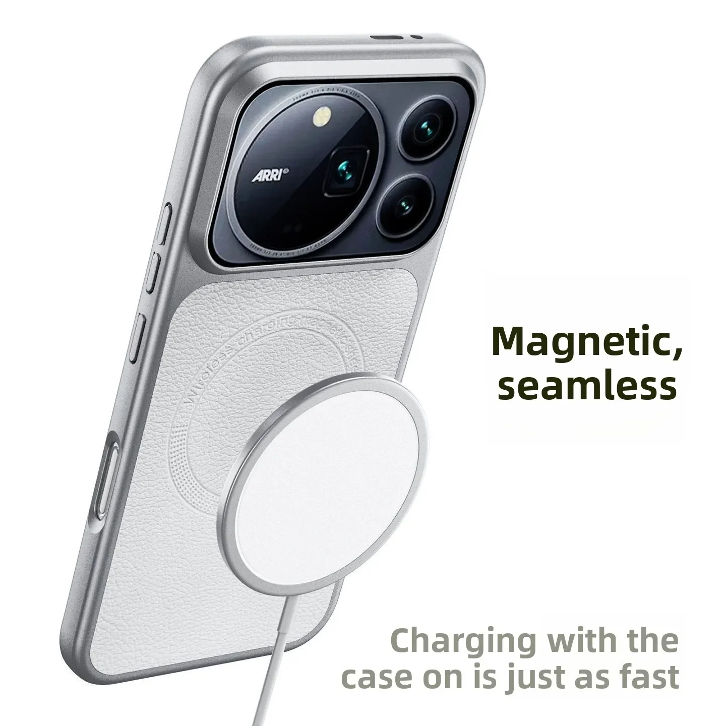 For Honor Magic 9 Pro Max 8 7 6 Lite Case for Magsafe Magnetic Stylish Litchi Texture Skin-Friendly TPU Leather Shockproof Cover
