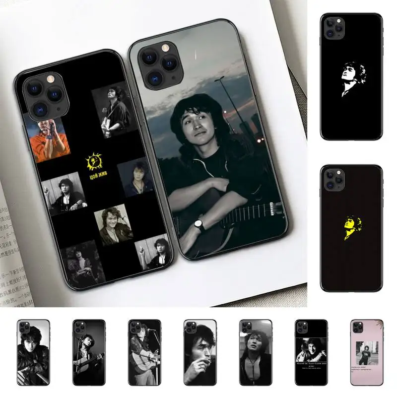 Yinuoda Viktor Tsoi Phone Case for iPhone 11 12 13 mini pro XS MAX 8 7 6 6S Plus X 5S SE 2020 XR cover