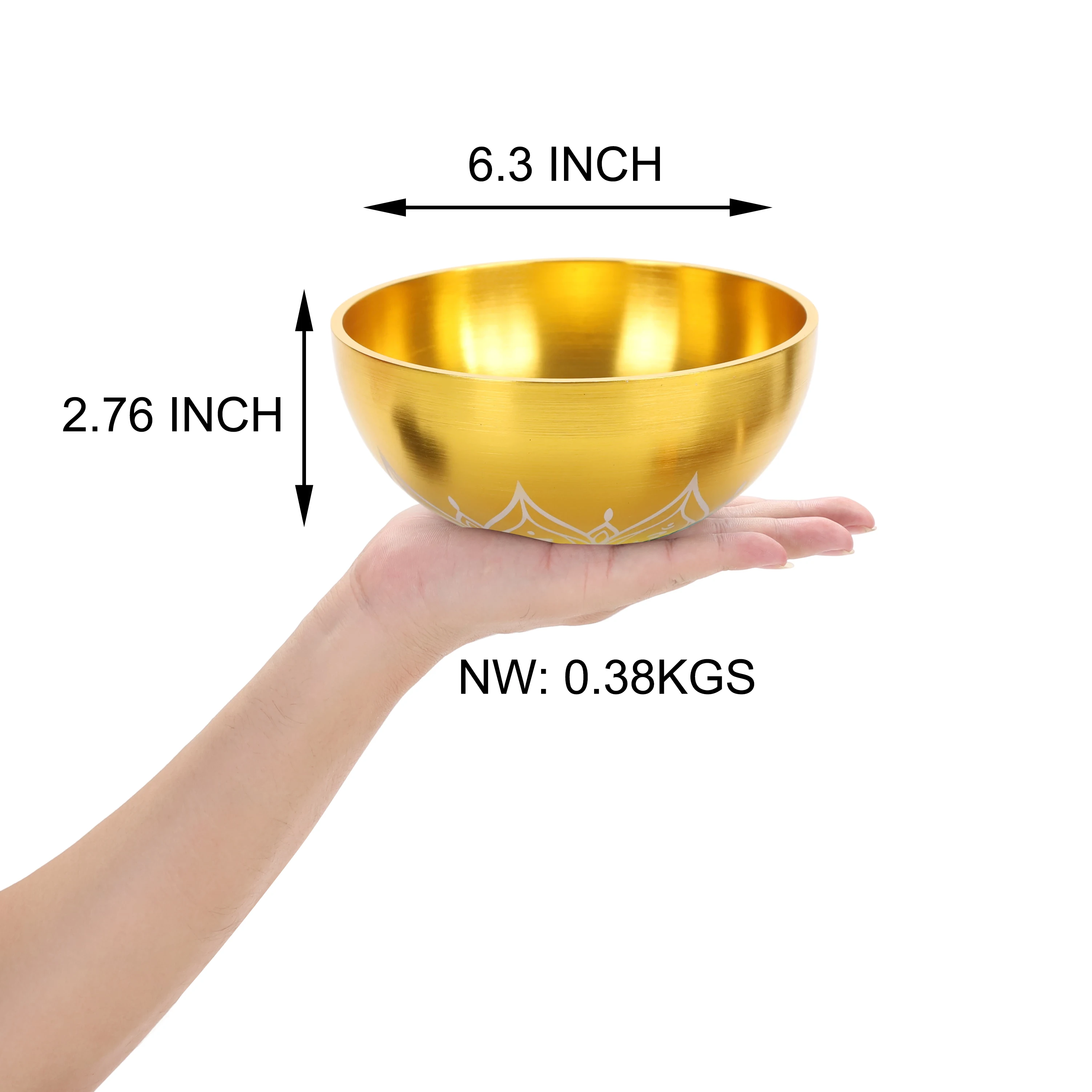 Music Bowls Tuned 640 HZ E5 Note 6.3 Inch Of Schumann Frequency Therapy For Sound Healing Bath Ideal For Yoga
