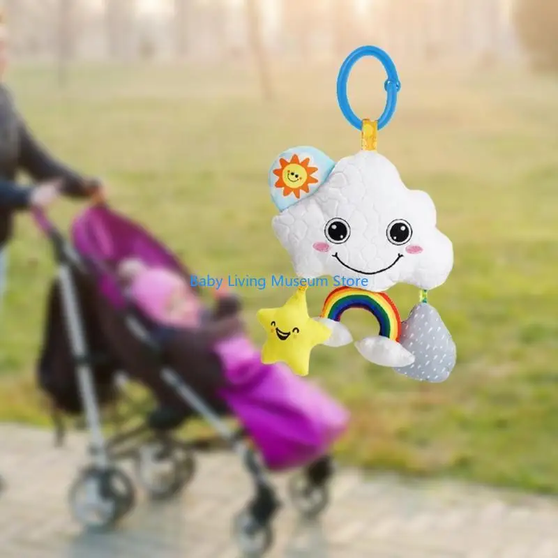P31C-Babybett hängen Rassel Kinderwagen Hängende Zubehör Babyzimmer Dekoration umweltfreundlich pe hängende angenehme