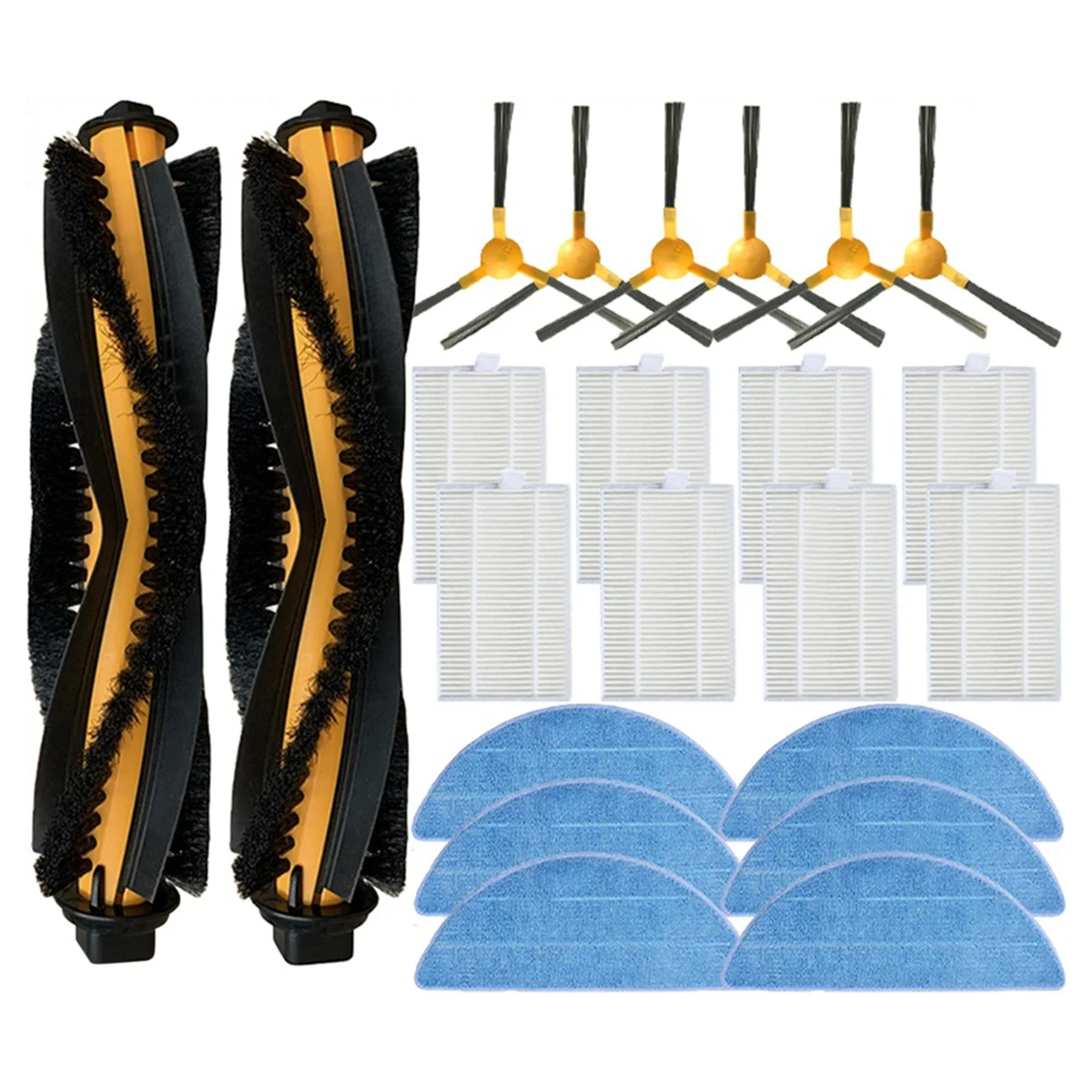 For Kabum Smart 700 / 500 Robot Vacuum Cleaner Accessories Parts Spare Main Roller Side Brush HEPA Filter