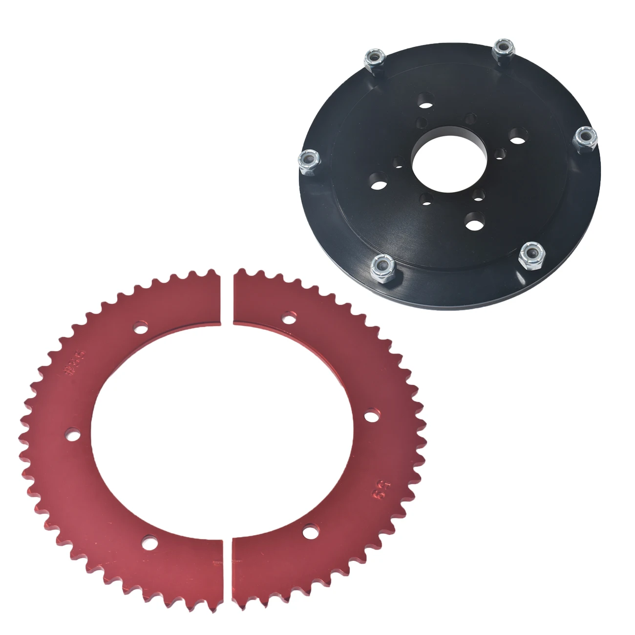 

Split Sprocket Adapter Sprocket 35 Chain 59T Multiple Sizes Kits For Universal Mini Bike Go Kart