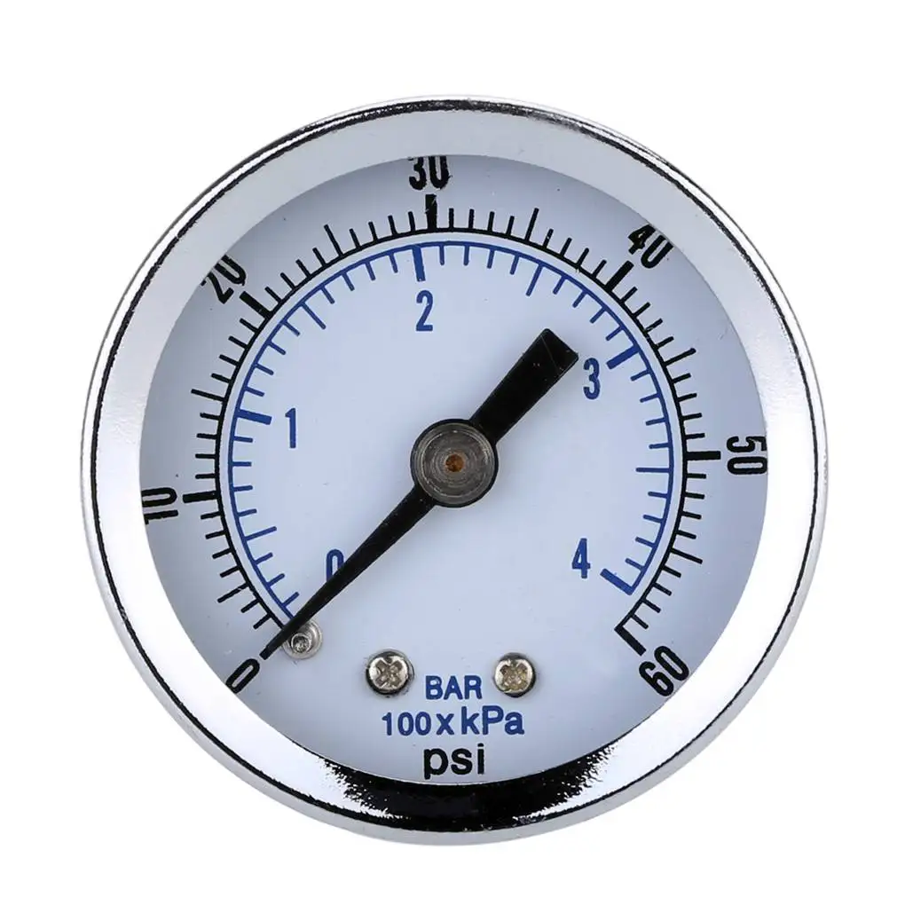 0-60 PSI Hydraulic Pressure Gauge 1/8