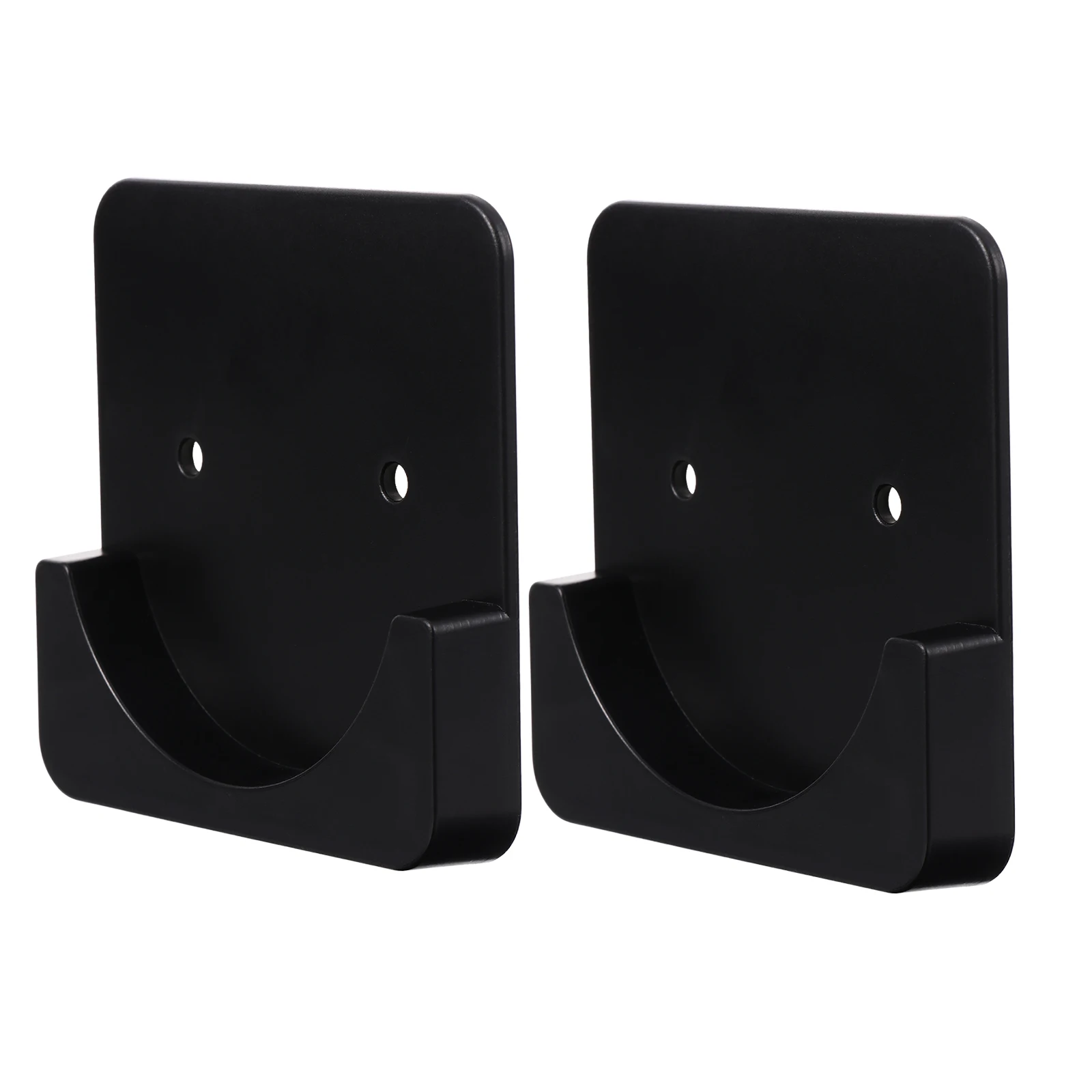 

2 Pcs Anti-skid Hook Curtain Rod Holders Adhesive Shower Bracket Hooks Rods Heavy Duty