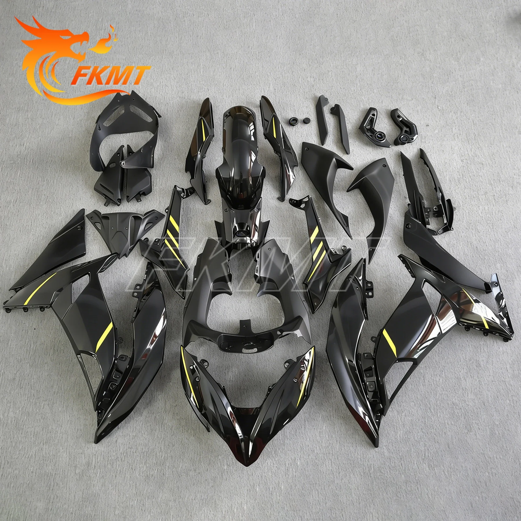 

Motorcycle fairing fits for KAWASAKI ZX650 Ninja 650 2017 2018 2019 2020 body fairing Black red motorcycle shell