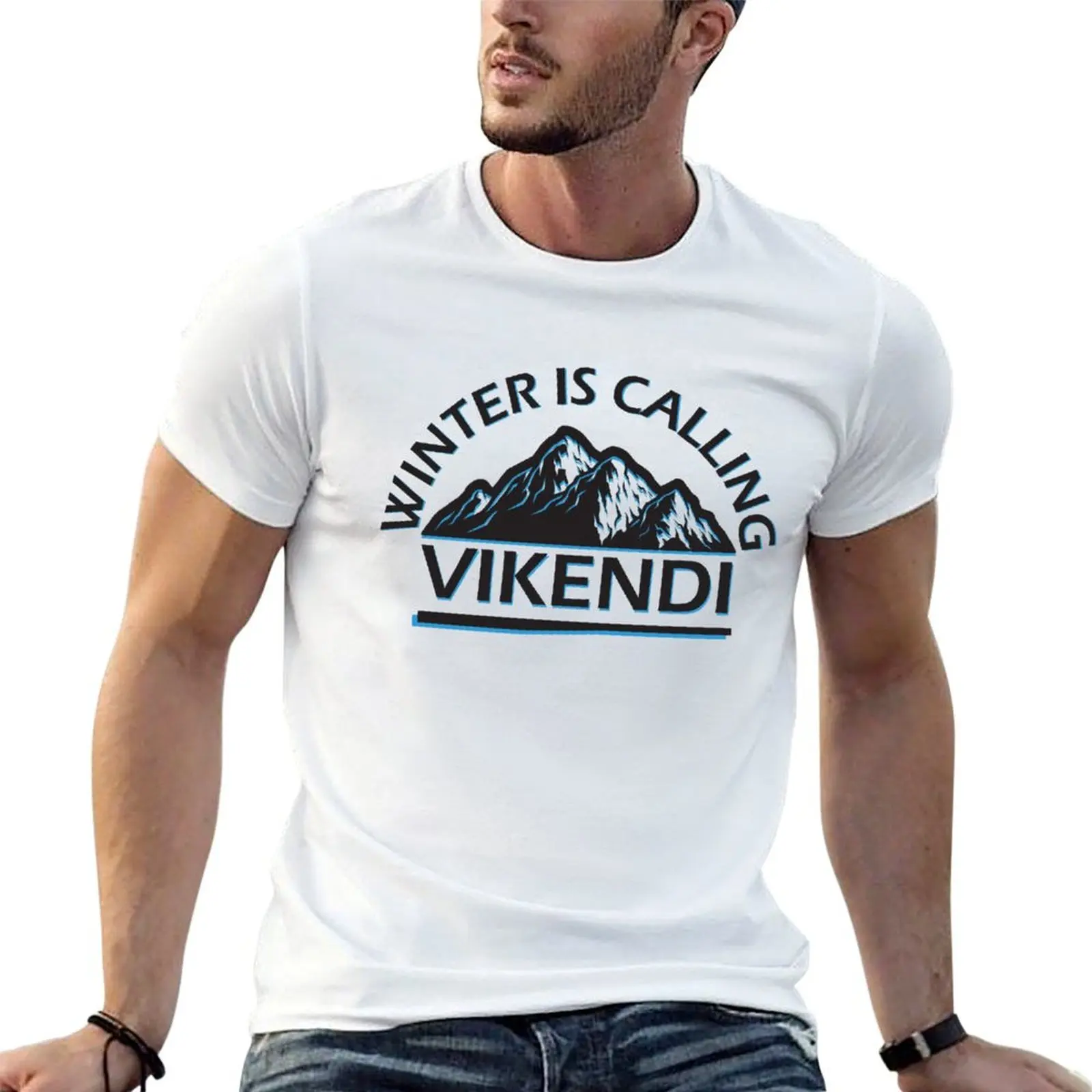 

vikendi T-Shirt man t shirt luxury man t shirts graphic cotton tshirt 100% T-shirt