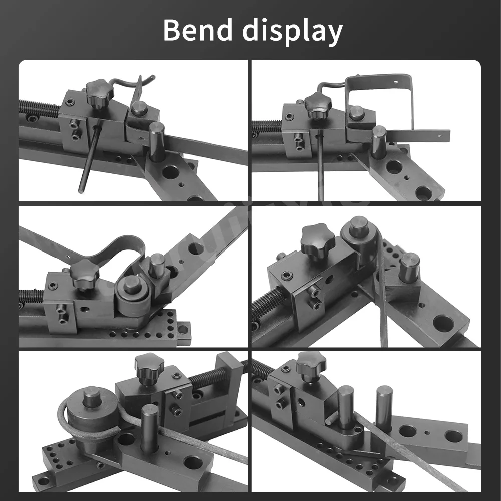 Edelstahl-Drahtbiegemaschine, DIY-Werkzeug, 6. Plus, Mini, universelle manuelle Upgrade-Biegemaschine für die Heimwerkstatt