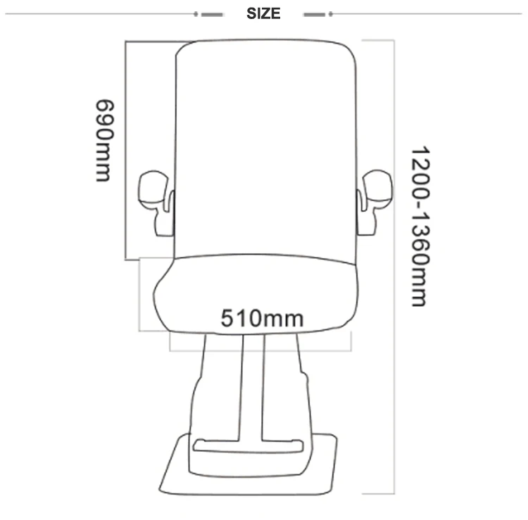 Optician Machine Ophthlamic Equipment DT-2 Lifting Chair Motorized Chair