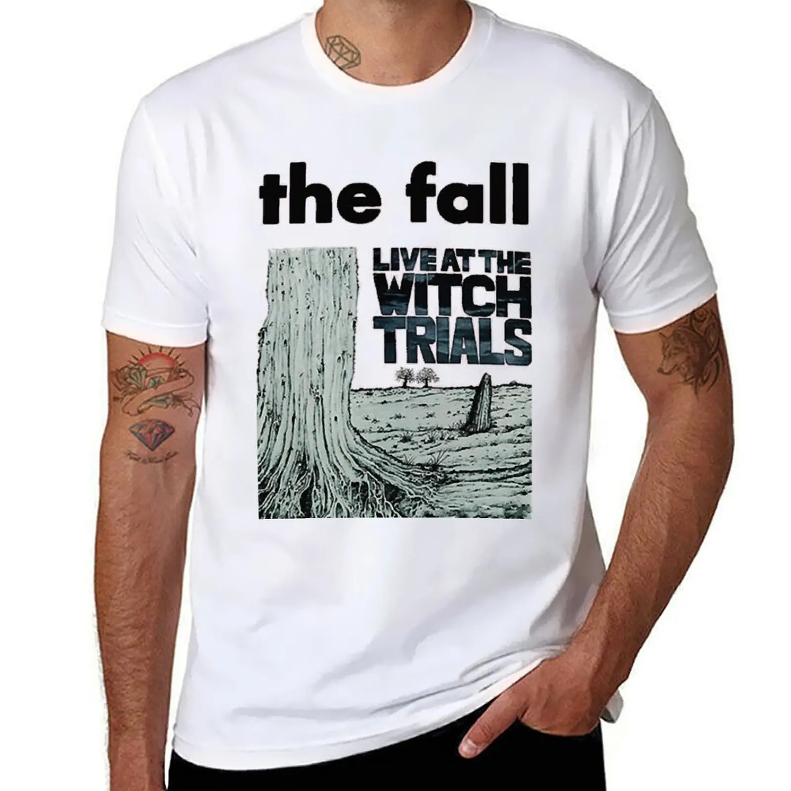 

The Fall Live At The Witch Trials Band T-Shirt cotton t shirt pack man t shirt graphic T-Shirt