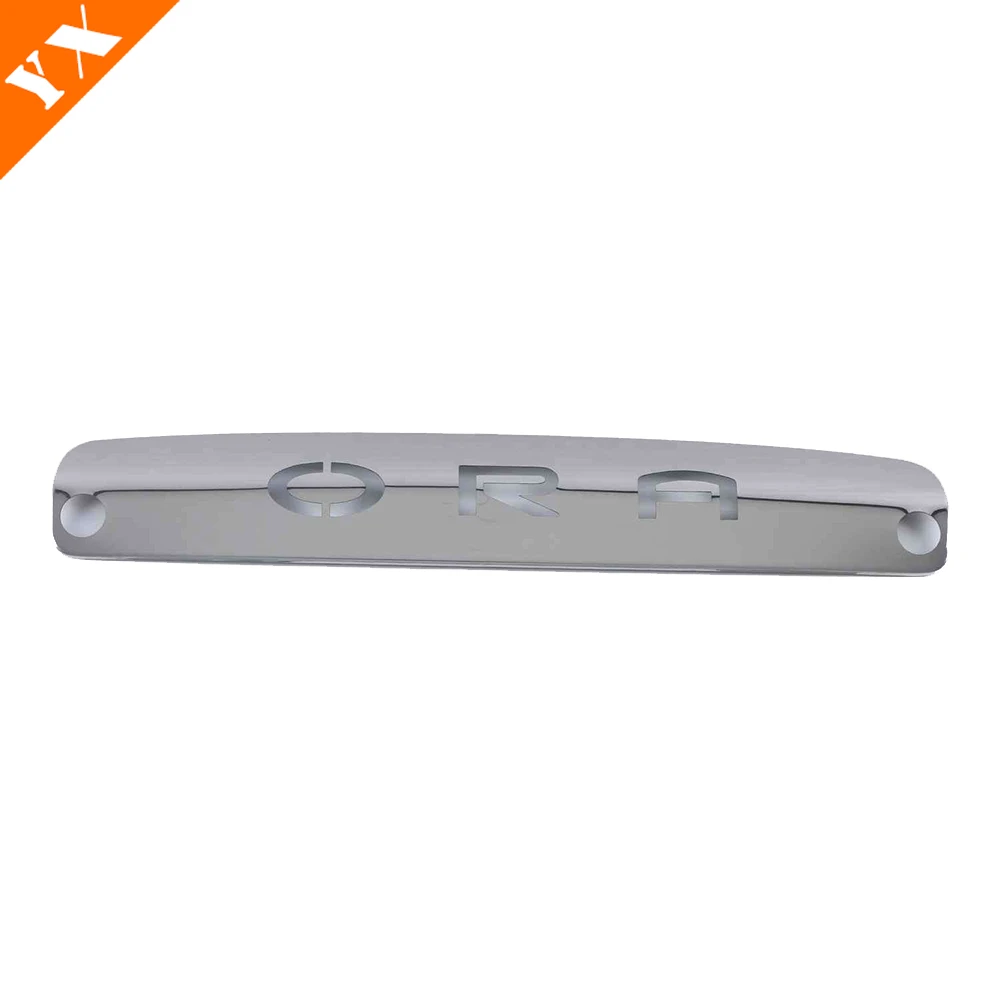 Stainless Silver For Great Wall ORA GT Accessories 2021-2024 Car Rear Break Light Cover HIGH MOUNT STOP LAMP Frame