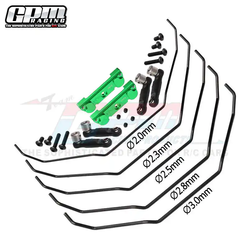 GPM-قضبان مانعة للف أمامية وخلفية ، سبائك ألومنيوم ماوس كبيرة ، مجموعة كاملة ، Traxxas ، 6S ، MAXX سيارة مائلة بالتحكم عن بعد #3