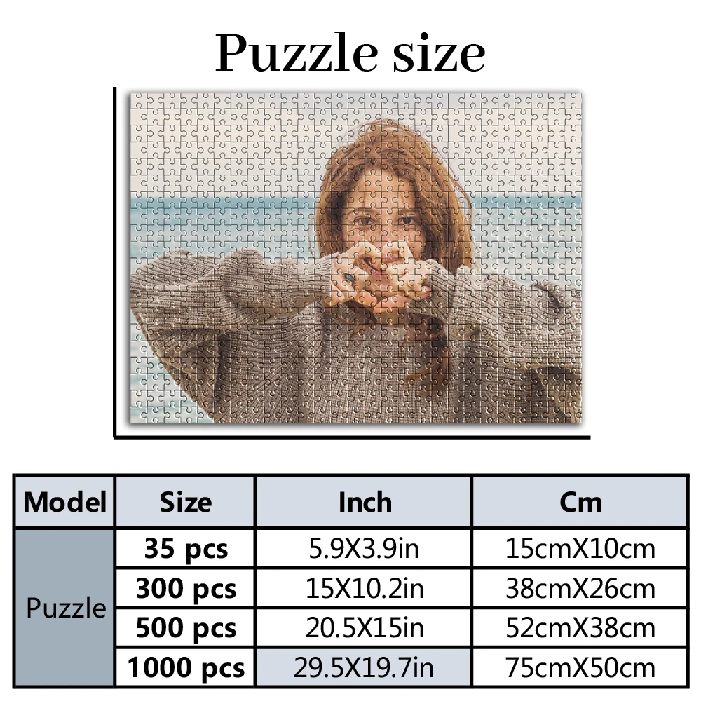 35/300/500/1000pcs Personalize - Jigsaw Puzzle Adult ulasan dan harga
