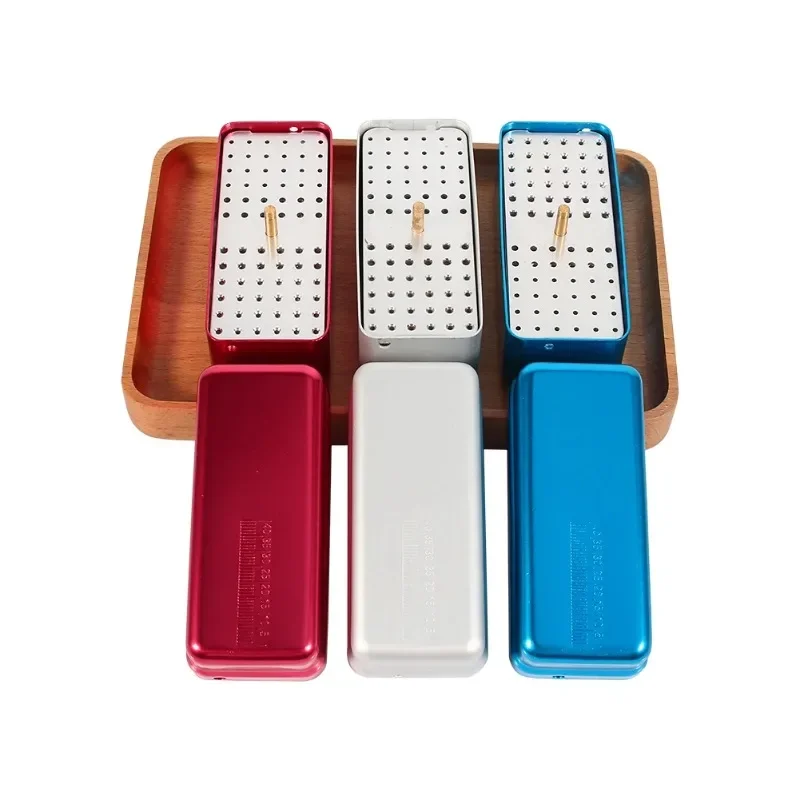 72 Holes Aluminium Alloy Sterilizer Case Dental Use Holder Disinfection Box