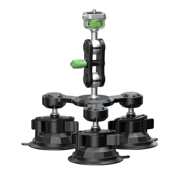 

LANPARTE Universal Car Mount Tripod with Three Suction Cups for Photography Camera Stand Holder