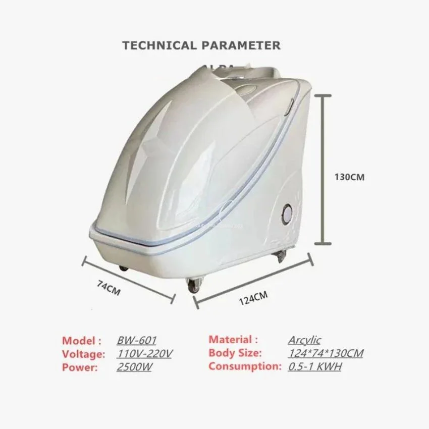 خزان تعويم علاج الأشعة تحت الحمراء سبا كبسولة القائمة خزان تعويم الأوزون ساونا الجسم تدليك مائي لآلة التخسيس كبسولة سبا