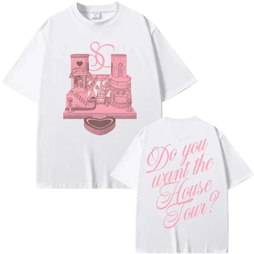 Cool House Tour Women's T-shirt 2026 New Style Sabrina Carpenter Same As Official Website T-shirt Round N