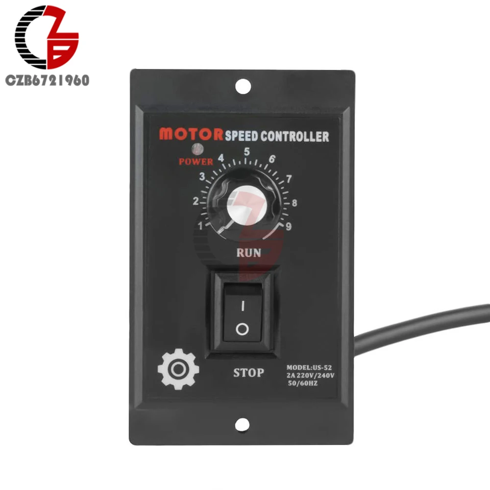 Motor Speed Controller, 400W AC 220V Speed Controller for Electric Speed Controller Motor Speed Controller, 400W AC 220V Speed Controller for Electric Speed Controller
