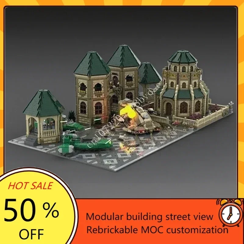 10971PCS Battle of Nabo MOC Space War Military Model DIY Assembly Toy Customizable Educational SpaceShip Puzzle Gift